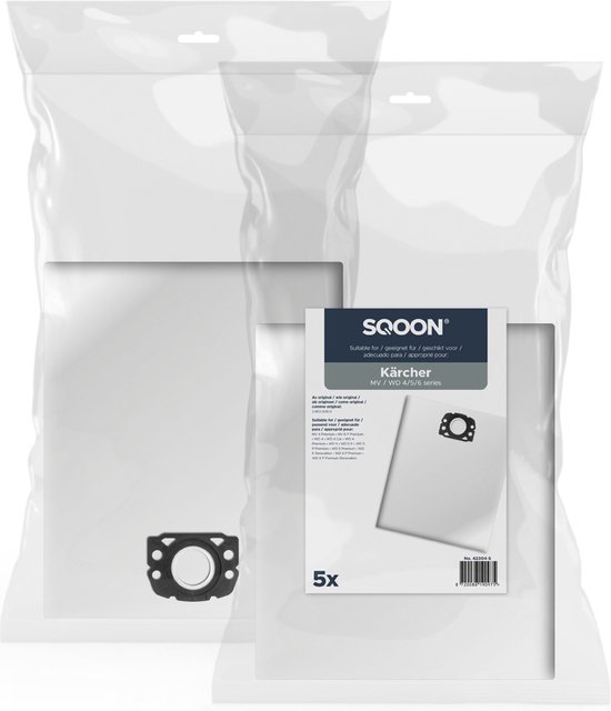 5 Sacchetti Ricambio In Microfibra Per Karcher WD5P Premium WD5 Renovation