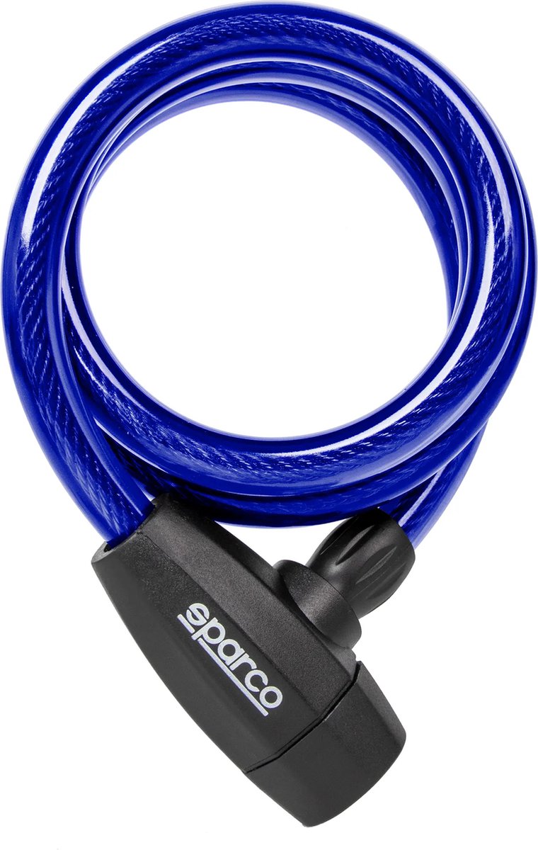 Sparco StrongLock Fietsslot 12x1200mm Blauw