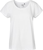 Ladies´ Loose Fit T-Shirt met ronde hals White - XXL