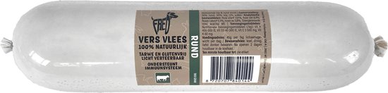 Freds Gestoomd Vers Vlees Worst Rund Tarwe En Glutenvrij | bol