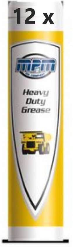 Vetspuit handbediend compleet + 12 x vetpatroon met heavy duty grease smeervet