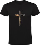 God love the world and son Heren T-shirt - god - geloof - christendom - christelijk - christen