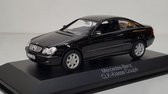 Mercedes CLK-Klasse Coupé 2001 Obsidianzwart Metallic Minichamps 1:43