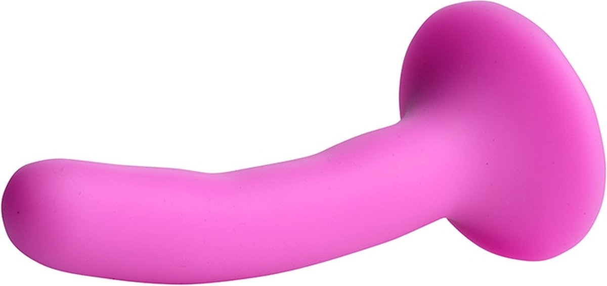 Silicone Strap-On Dildo - S - Pink