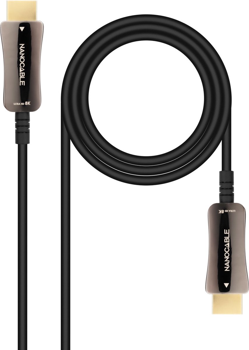 HDMI Cable NANOCABLE 10.15.2115 8k ultra hd 48 gbit/s 15 m Black