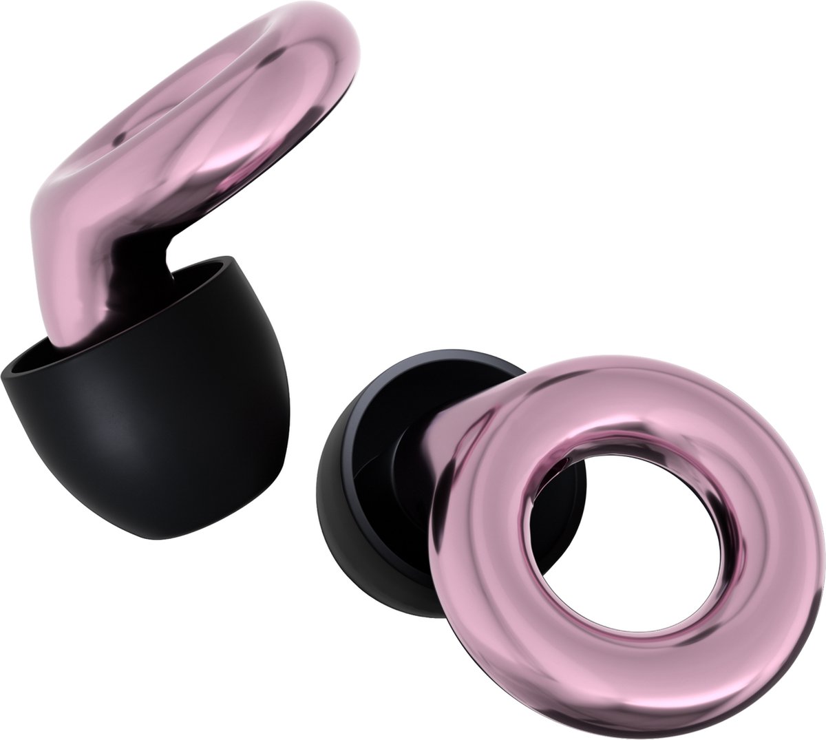 Loop Earplugs Experience - oordoppen - gehoorbescherming (18dB) in XS/S/M/L - ultra comfortabel - geschikt voor muziek, concerten, events en reizen - roségoud - Loop