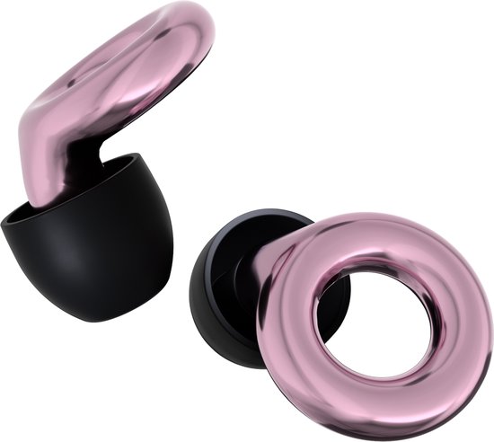 Loop Earplugs Experience - oordoppen - gehoorbescherming (18dB) in XS/S/M/L - ultra comfortabel - geschikt voor muziek, concerten, events en reizen - roségoud - Loop