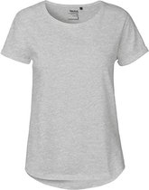 Dames Roll Up Sleeve T-Shirt met ronde hals Sport Grey - M