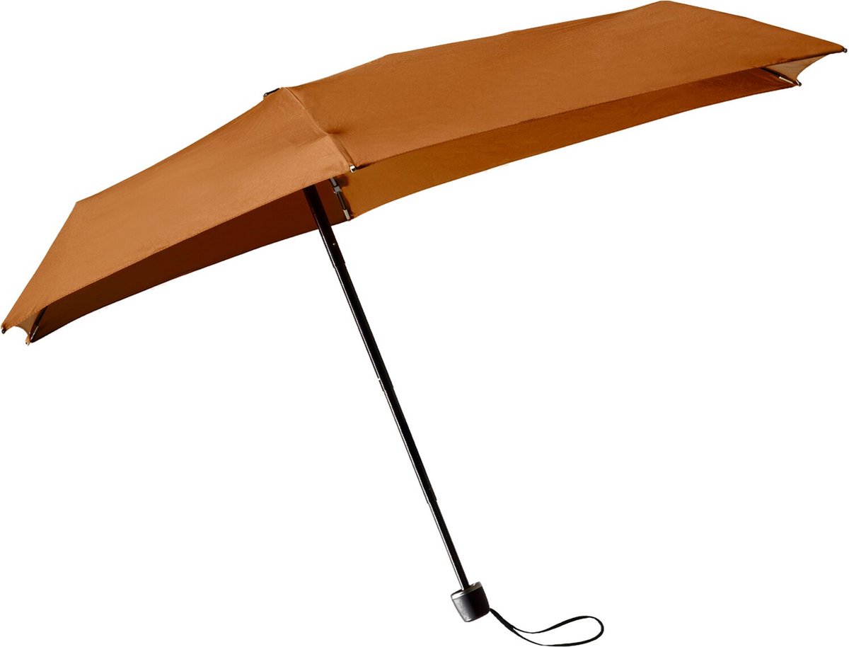 Senz Micro Manual Opvouwbare Stormparaplu sudan brown