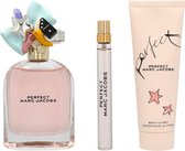 Marc Jacobs Perfect Giftset - 100 ml eau de parfum spray + 10 ml eau de parfum + 75 ml bodylotion - cadeauset voor dames