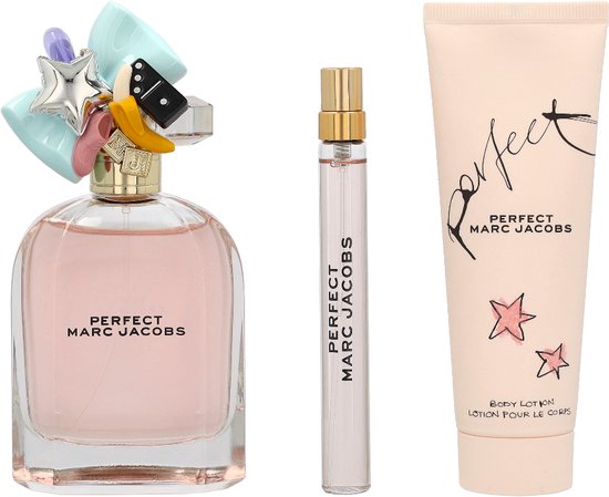 MARC JACOBS PERFECT 100ml セット Marc Jacobs Perfect Eau de Parfum 100ml Geschenkset | LOOKFANTASTIC