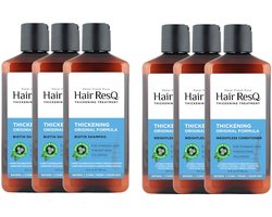 Petal Fresh Hair ResQ 3 x Shampoo + 3 x Conditioner Thickening Original - 6 Pak - 3 stuks