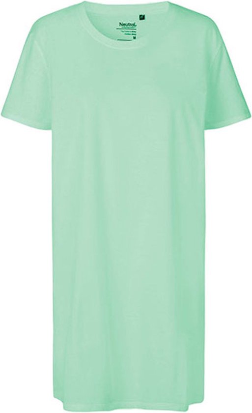 Ladies´ Long Length T-Shirt met korte mouwen Dusty Mint - XS