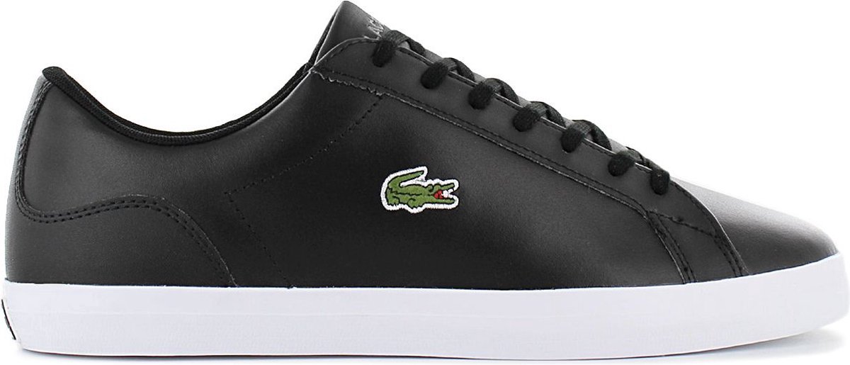 Lacoste Lerond BL21 Heren Leer Sneakers Sport Casual Schoenen 7-41CMA0017312 Zwart