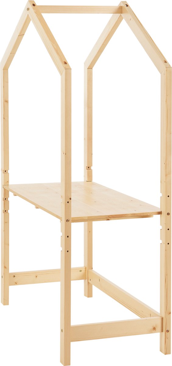 Kinderbureau Suså 160x110x50 cm verstelbaar houtkleurig thumbnail 6