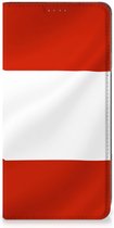 Hoesje Nokia G22 Telefoonhoesje met Naam Oostenrijkse Vlag