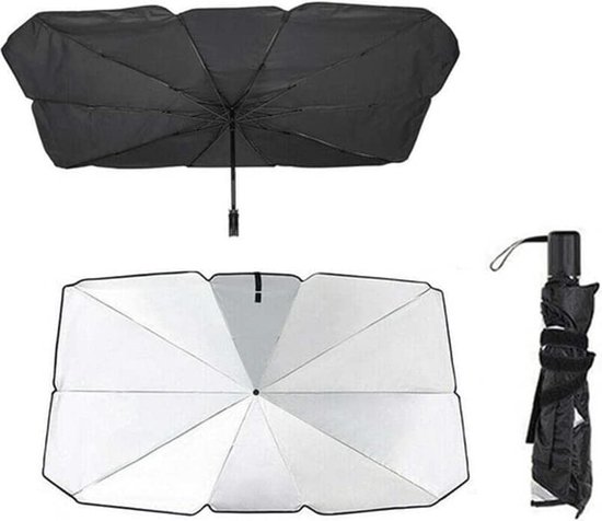 Voorruit Zonnescherm Paraplu -Voorruit Zonnescherm Auto Parasol - Covers  Auto Zon... | bol.com