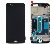 OnePlus 5 (A5000) LCD Display / Beeldscherm, Incl. frame, Zwart, ONEPLUS5-LCD-BL