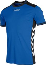 hummel Lyon Shirt Unisexe Sport Shirt - Bleu - Taille 140