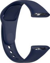 Siliconen bandje - geschikt voor Xiaomi Redmi Watch 3 - donkerblauw