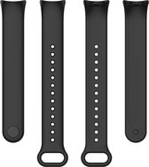 Siliconen bandje - geschikt voor Xiaomi Smart Band 8 / Mi Band 8 - zwart