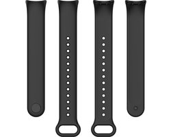 Siliconen bandje - geschikt voor Xiaomi Mi Band 10 / 9 / 8 / Xiaomi Smart Band 10 / 9 / 8 - zwart