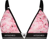 Untouched bh zonder beugel - ondergoed dames - duurzaam - perfecte pasvorm - Pink Flamingo bralette XS
