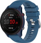 Siliconen bandje - geschikt voor Samsung Galaxy Watch 6 / Watch 6 Classic / Watch 5 / Watch 5 Pro / Watch 4 / Watch 4 Classic / Watch 3 41 mm / Active / Active 2 / Watch 42 mm - blauw