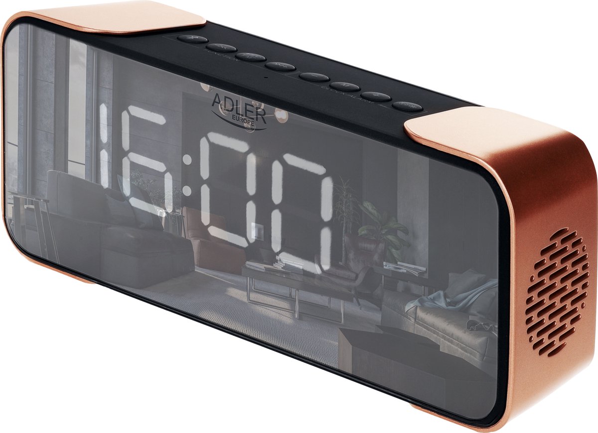 Adler AD 1186 - Wekker - Led - met thermometer