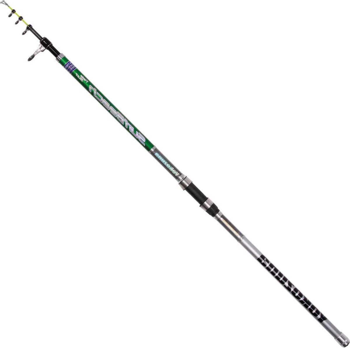 Yokozuna Beach Telescopische Surfcasting Hengel Groen,Zilver 4.50 m / 100-200 g