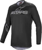 Alpinestars Fluid Graphite Black Dark Gray Motorcycle Jersey XL - Maat -