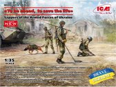 1:35 ICM 35753 To be ahead, to save the life - Sappers of the Armed Forces of Ukraine Plastic Modelbouwpakket