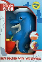 Caoutchouc canard bain dauphin Blauw - Jouets aquatiques -roue à eau- Jouets de piscine- Jouets de bain -jouets de plage- Jouets d'extérieur
