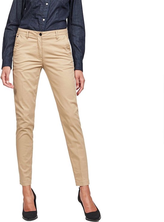 Pantalon chino skinny G-Star Bronson avec taille mi-haute - Femme - Sahara - W24