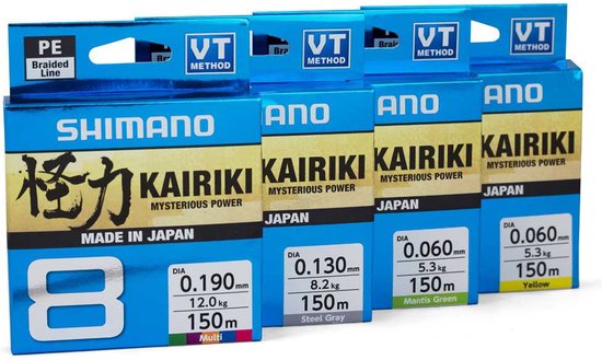 Shimano Fishing Kairiki 8 300 M Draad Grijs 0.060 mm van Merkloos — afbeelding 2