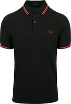 Fred Perry - Polo Vert Foncé M3600 - Coupe Slim - Polo Homme Taille L