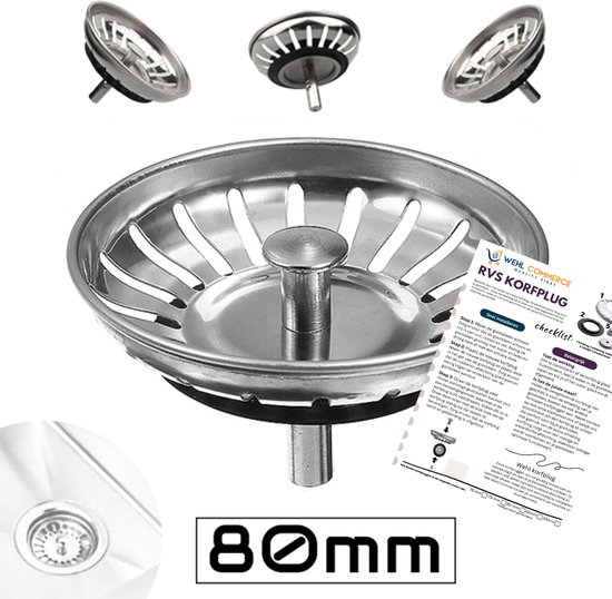 Bouchon Anti fuite pour evier de cuisine, accessoires de lavabo