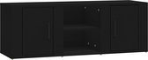 vidaXL-Tv-meubel-100x31,5x35-cm-bewerkt-hout-zwart