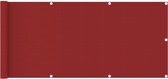 vidaXL-Balkonscherm-75x400-cm-HDPE-rood