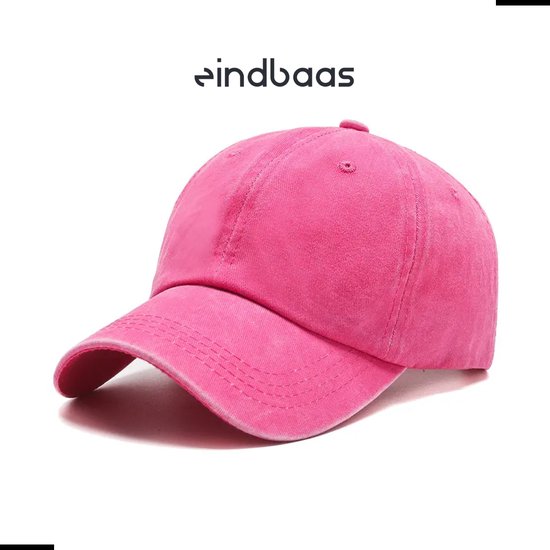 Legend Cap Basic - eindbaas - Skinny Dye - Bright Pink - Roze Pet
