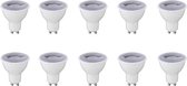 LED Spot 10 Pack - GU10 Fitting - Dimbaar - 6W - Warm Wit 3000K