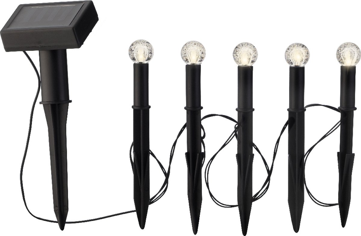Lumineo - Solar stekers 5 stuks bolletjes