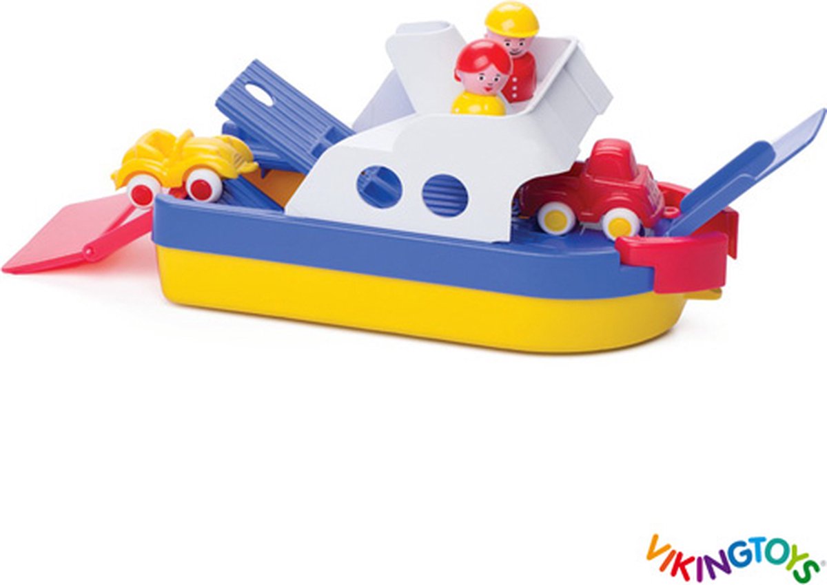 Jumbo Ferry boat with 2 cars & 2 figures - gift box | bol.com