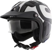 Shark X-Drak 2 Trial Helm Thrust-R mat zwart wit antraciet XS - Motorhelm Scooterhelm