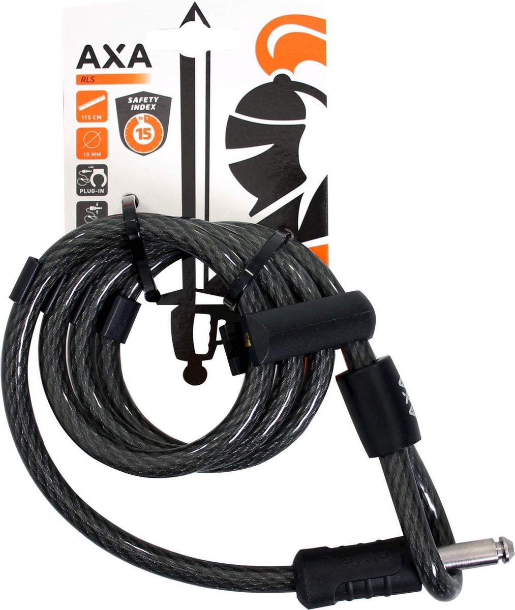 Axa insteekkabel RLS 1150 x 10 mm zwart | bol.com