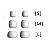 S,M,L Oordopjes voor Apple Airpods Pro - Airpods Pro tips - Airpods Pro vervanging tips - 3 paar oordopjes voor Airpods Pro - Small, medium, Large/ Wit
