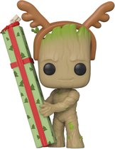 Funko Guardians Of The Galaxy - Marvel Holiday Special POP! Heroes Groot 9 cm Verzamelfiguur - Multicolours
