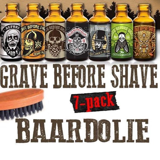 Grave before shave 7 Pack baardolie