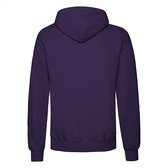 Fruit of the Loom - Classic Hoodie - Paars - XL