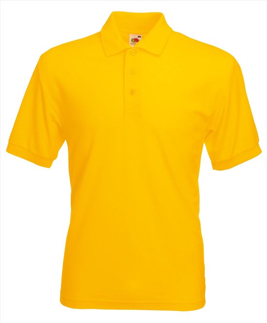 Fruit of the Loom - Classic Pique Polo - Geel - XL